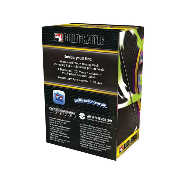 POKEMON TCG MEGA EVOLUTION PITCH BLACK BUILD &amp; BATTLE BOX [ENG VERSION]
