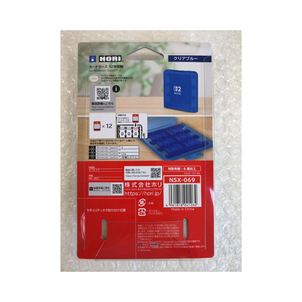 SW-2 HORI CARD CASE 12 FOR NINTNEDO SWITCH 2 [CLEAR BLUE][ACC]